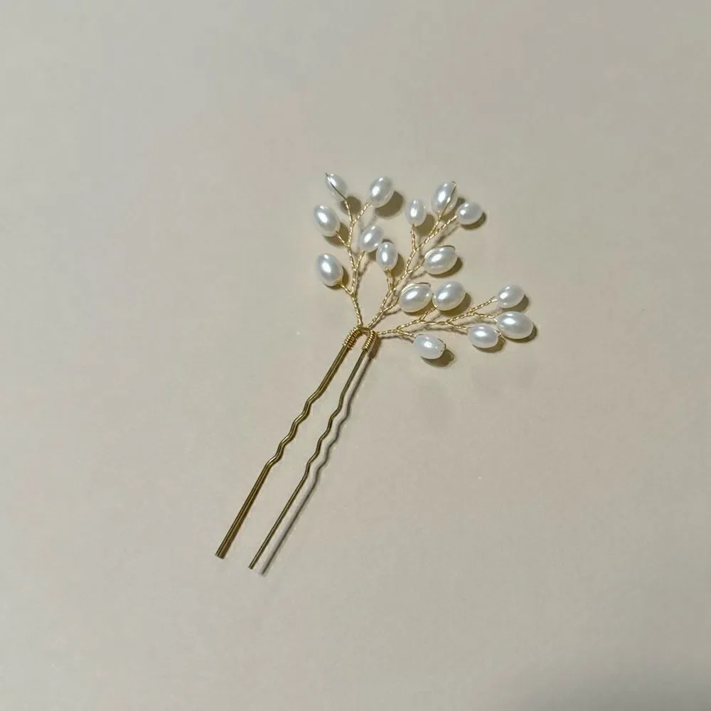 Boho pearl hair pin N750